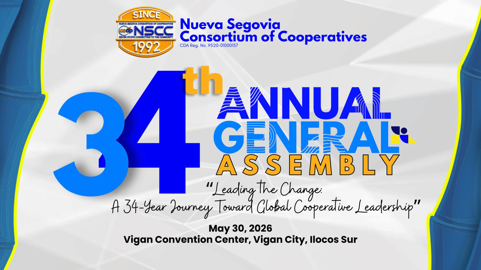 Together, we celebrate 34 years of unity, service, and cooperation!